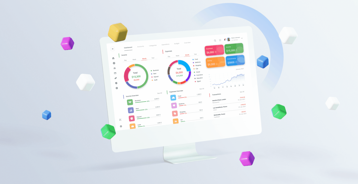 CloudSync CRM Dashboard